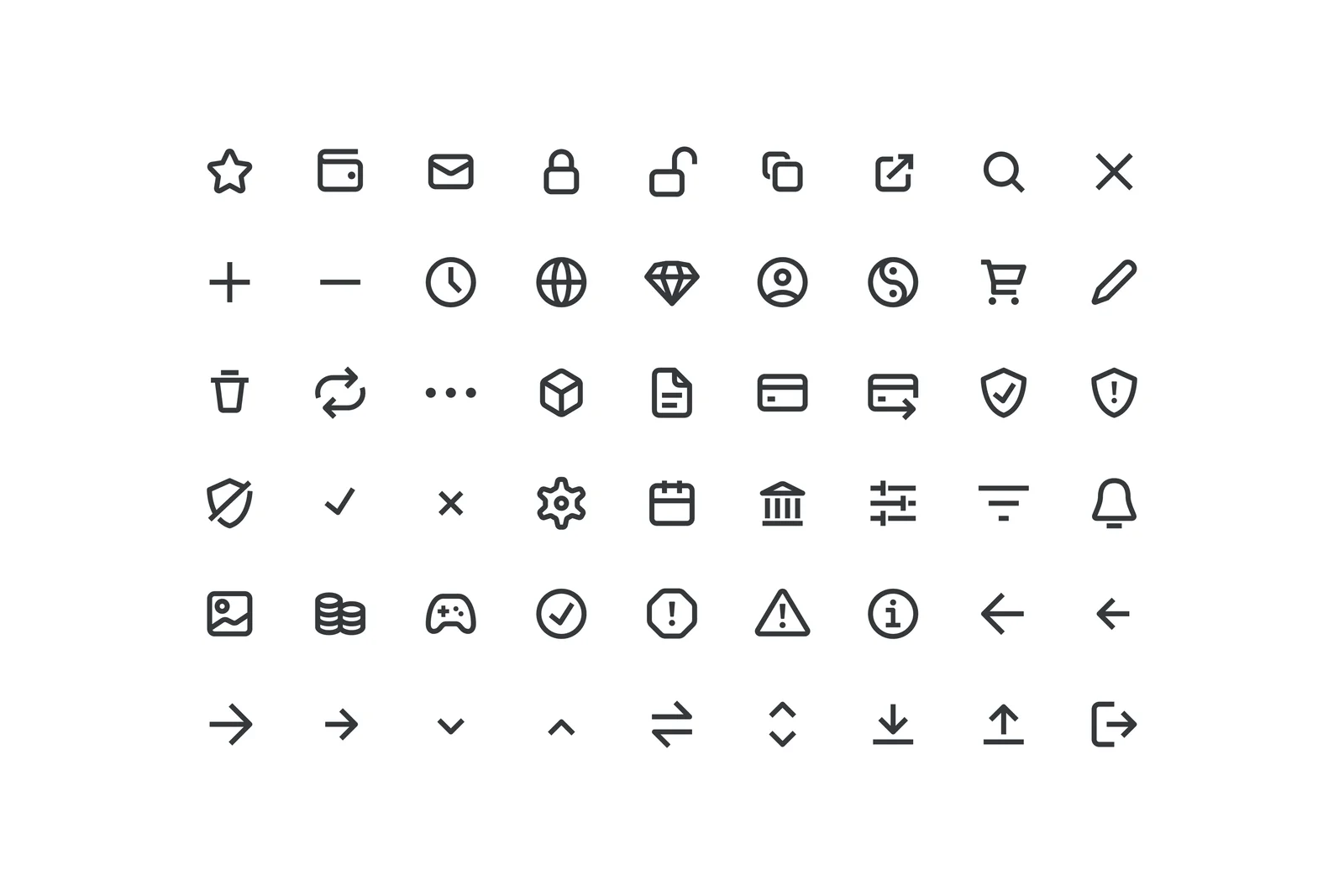 Icon set documentation for Ankr products.