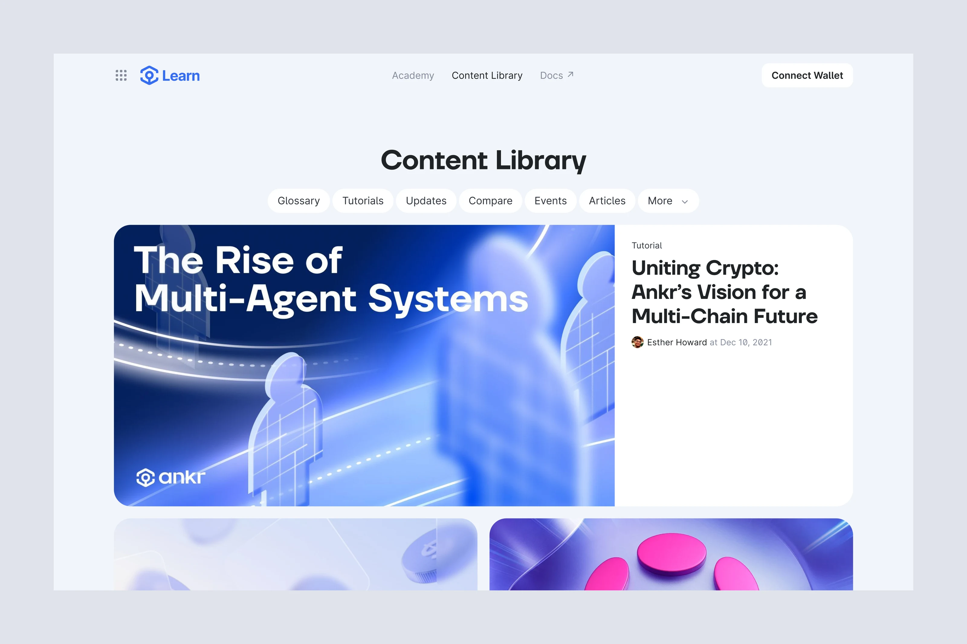 Ankr Learn content library.