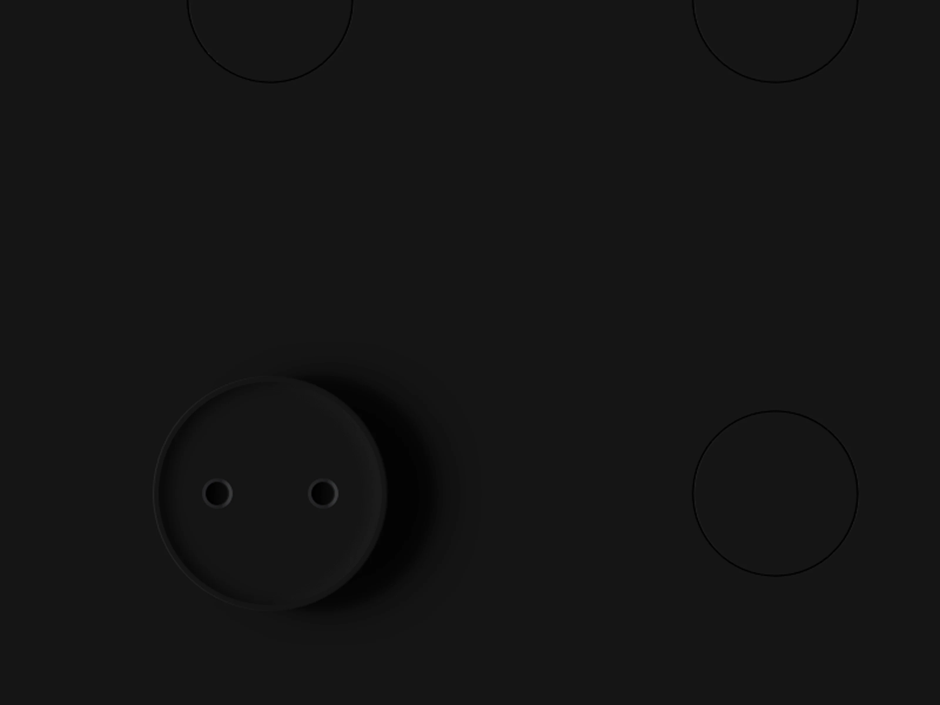 Dark modal button study.