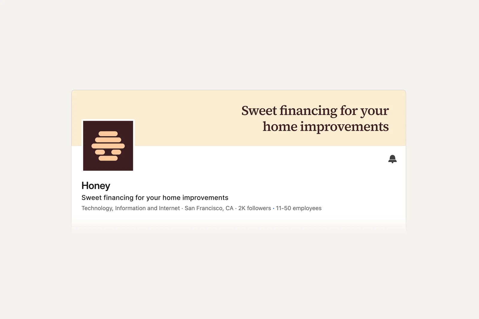 Honey Finance LinkedIn presentation.