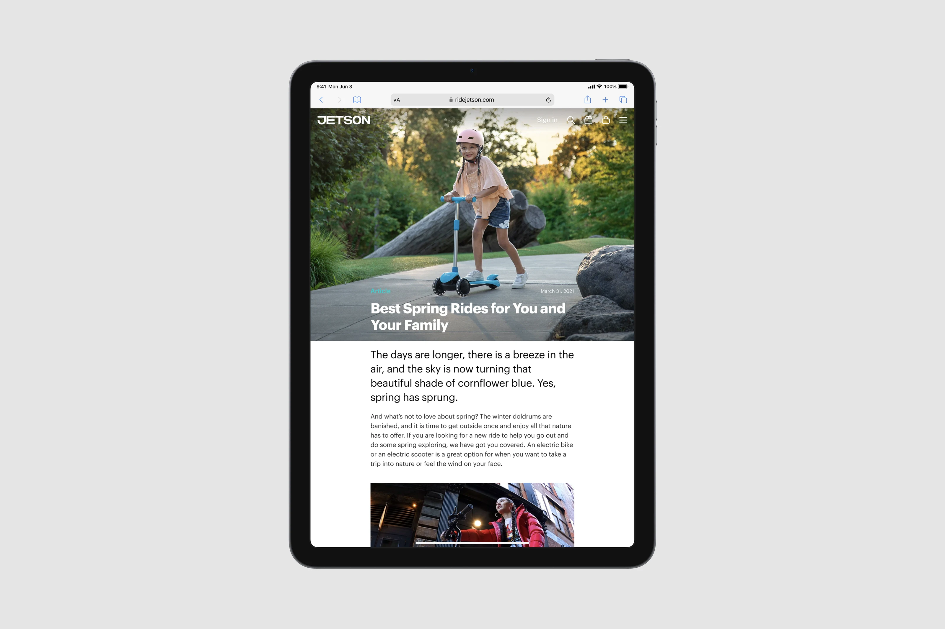 Jetson editorial product story.