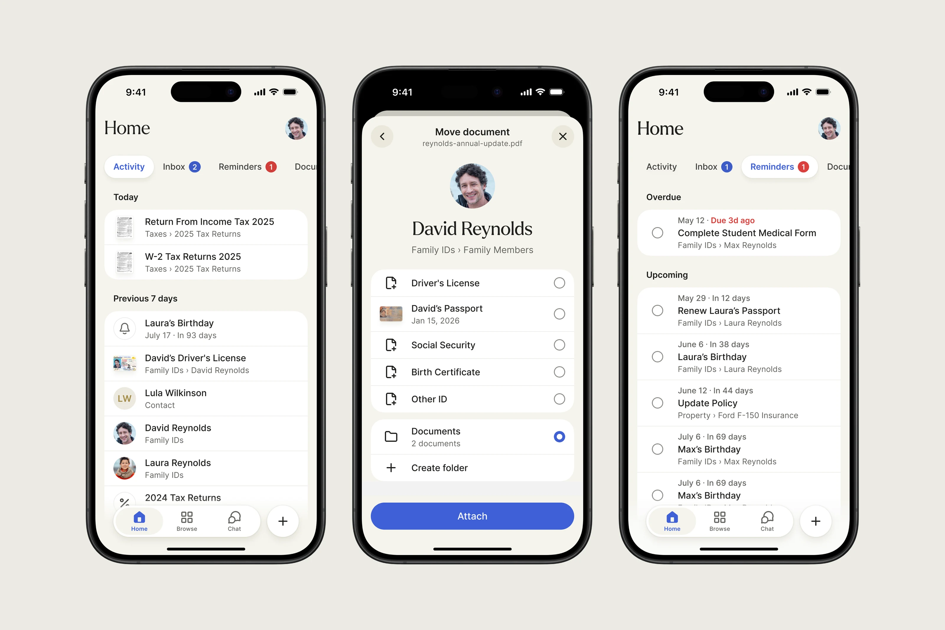 Trustworthy mobile app home, browse, and chat.